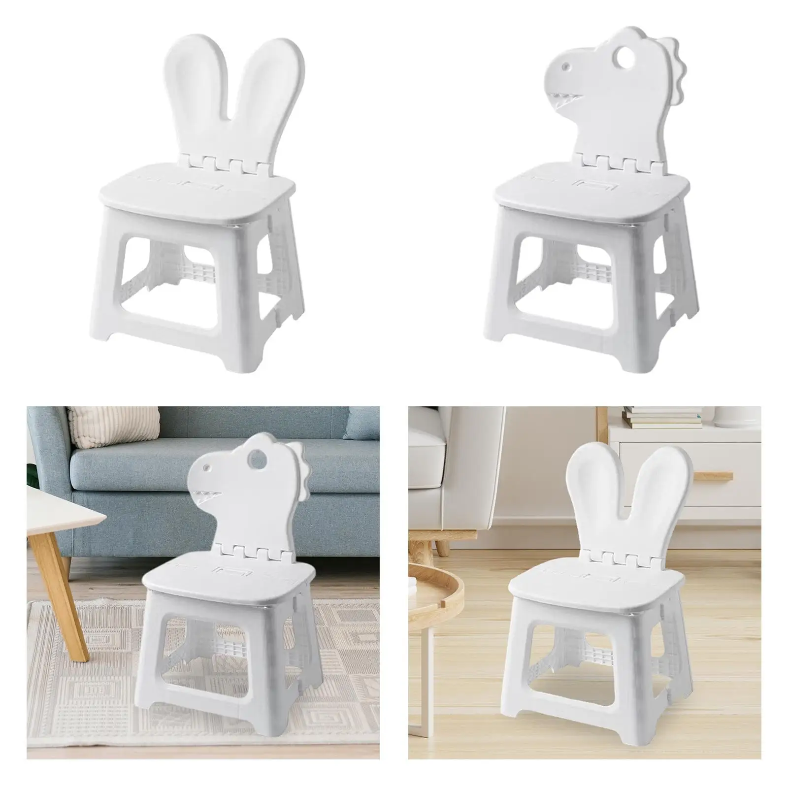 Taburete con escalón para niños, taburete de baño compacto para mochilero, dormitorio doméstico - imagen 3