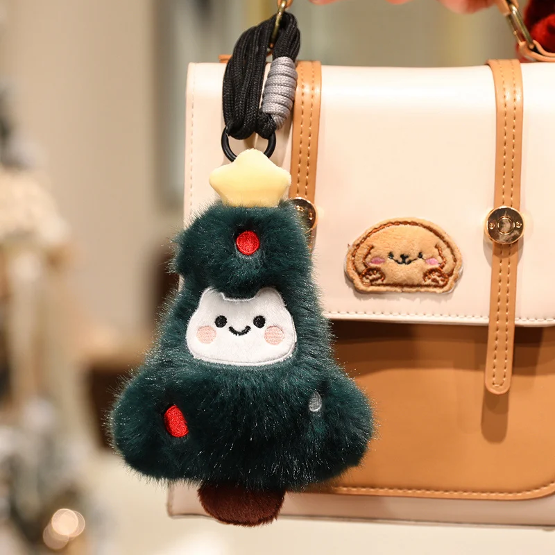 Bota navideña Papá Noel de peluche para niños - imagen 2