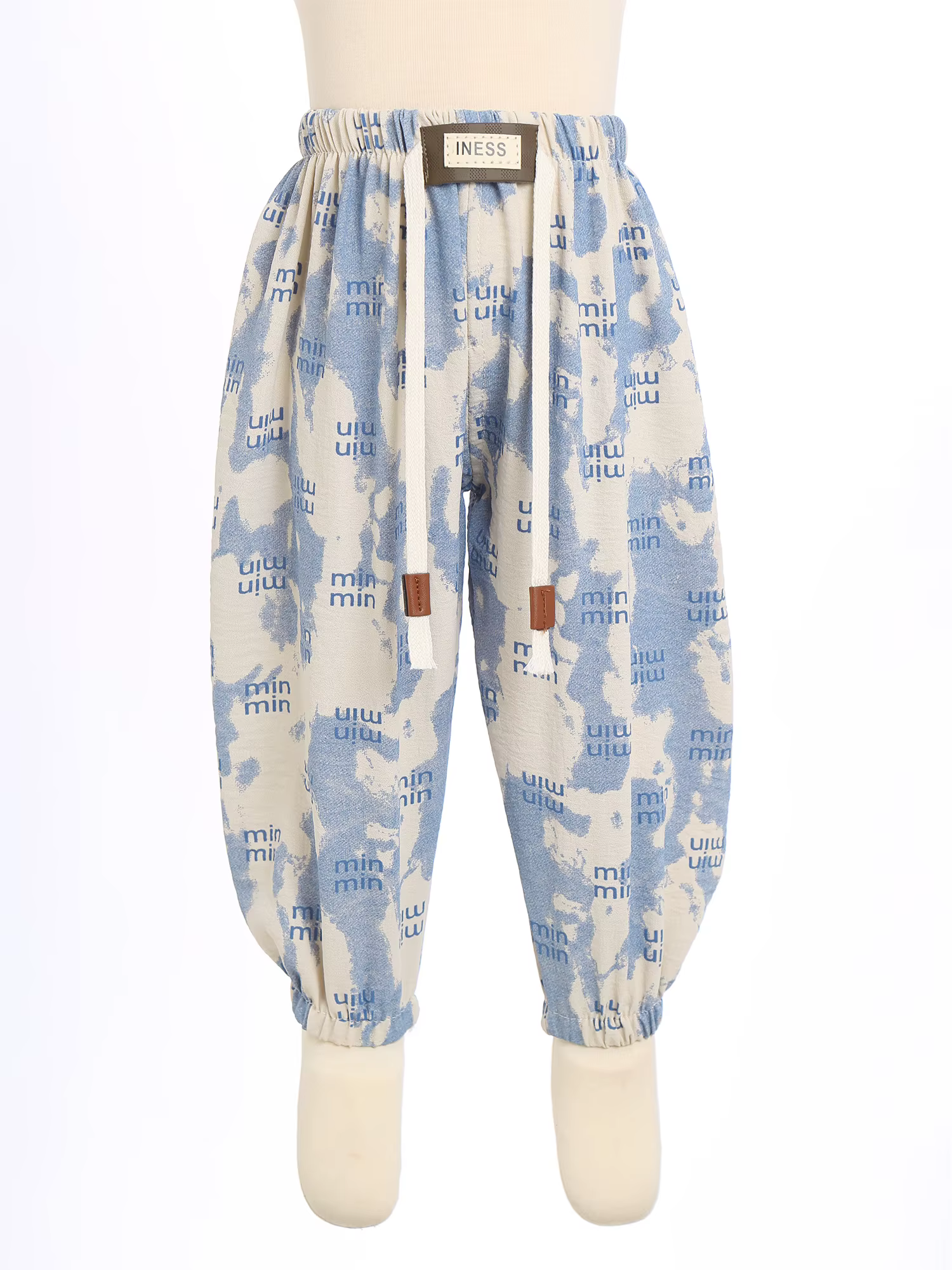 Pantalones jogger de verano para niñas con cintura elástica - imagen 4