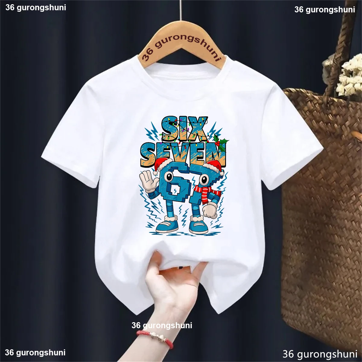 Camiseta Six Seven con estampado italiano para niño - imagen 2