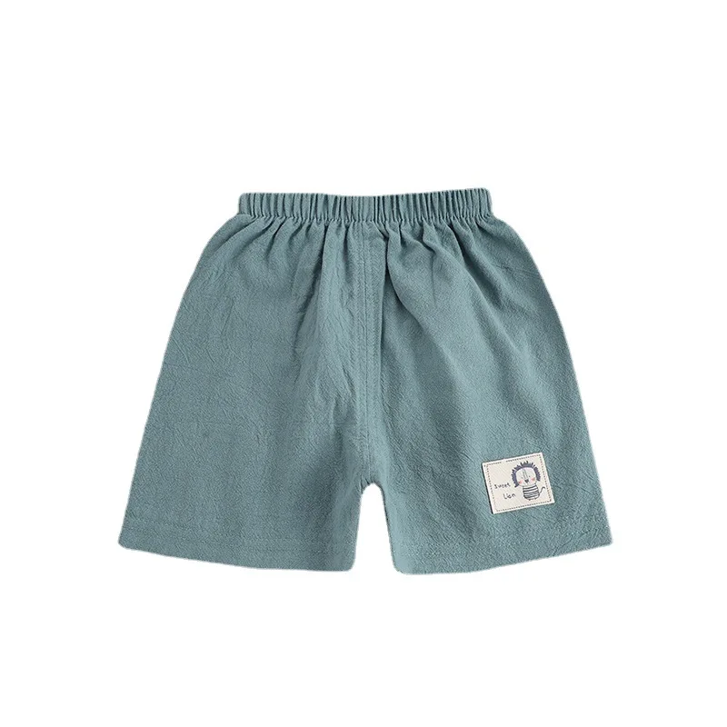 Pantalones cortos de algodón y lino para niño – Verano - imagen 2