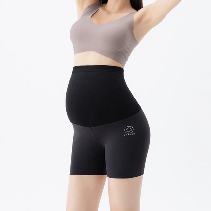 Medias de maternidad de talla grande, ropa interior de alta elasticidad, ropa para mujeres embarazadas gordas, pantalón de protección transpirable para embarazo