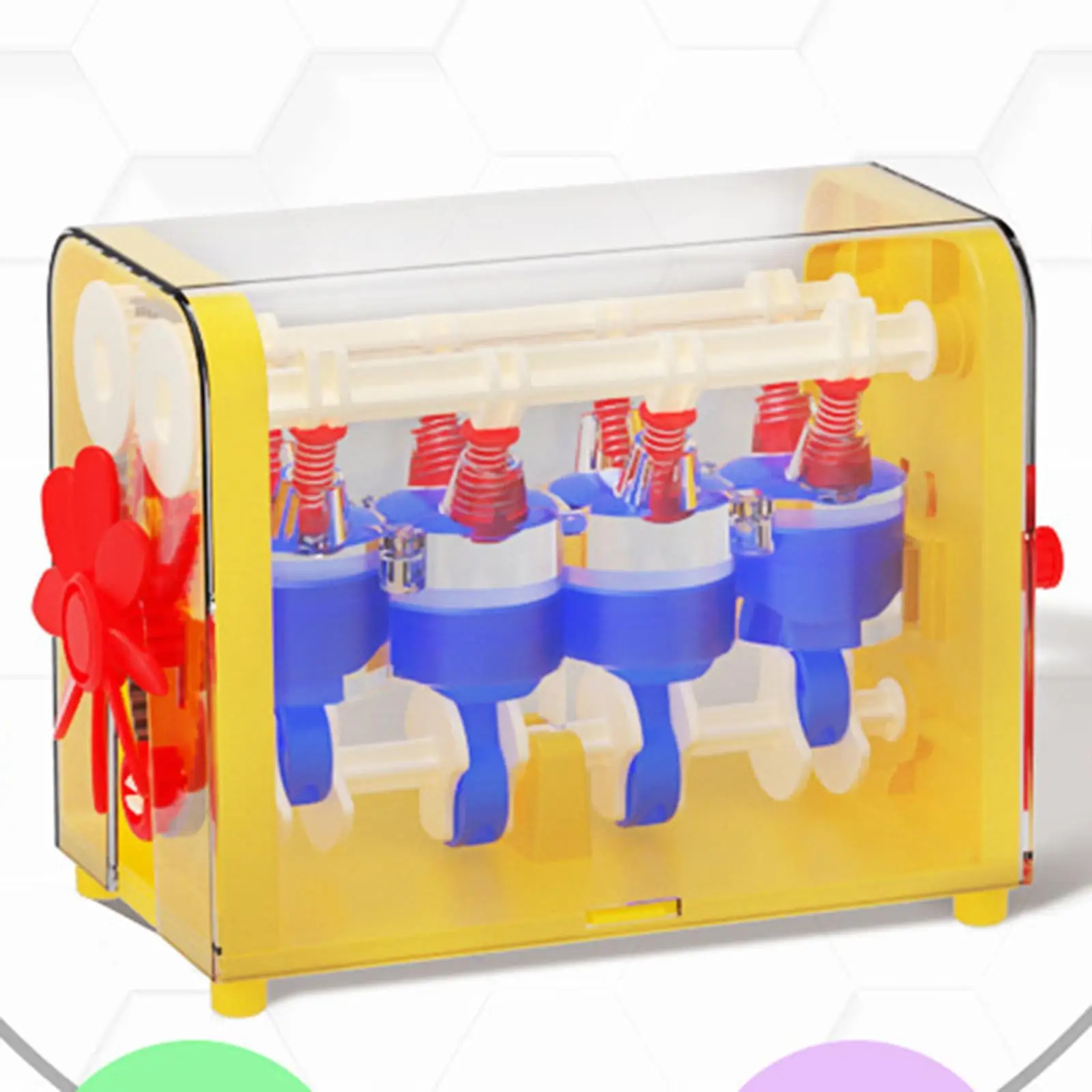 Engine Model Assembly Toy, Children Engine Assembly Toy Experiment Mechanical Learning Tool ,