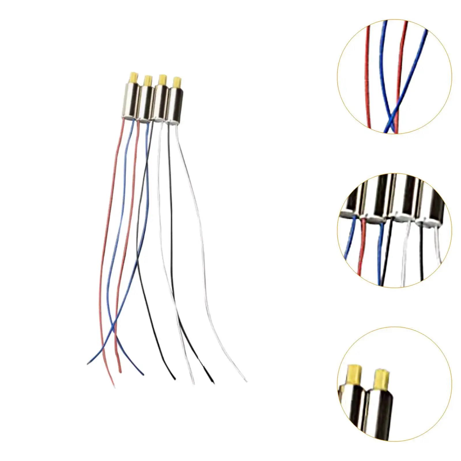 RC Drone Motor Spare Parts, Metal CW Ccw Motor Positive Negative Motor for E525, E88Pro Accs, RC Quadcopter, Aircraft