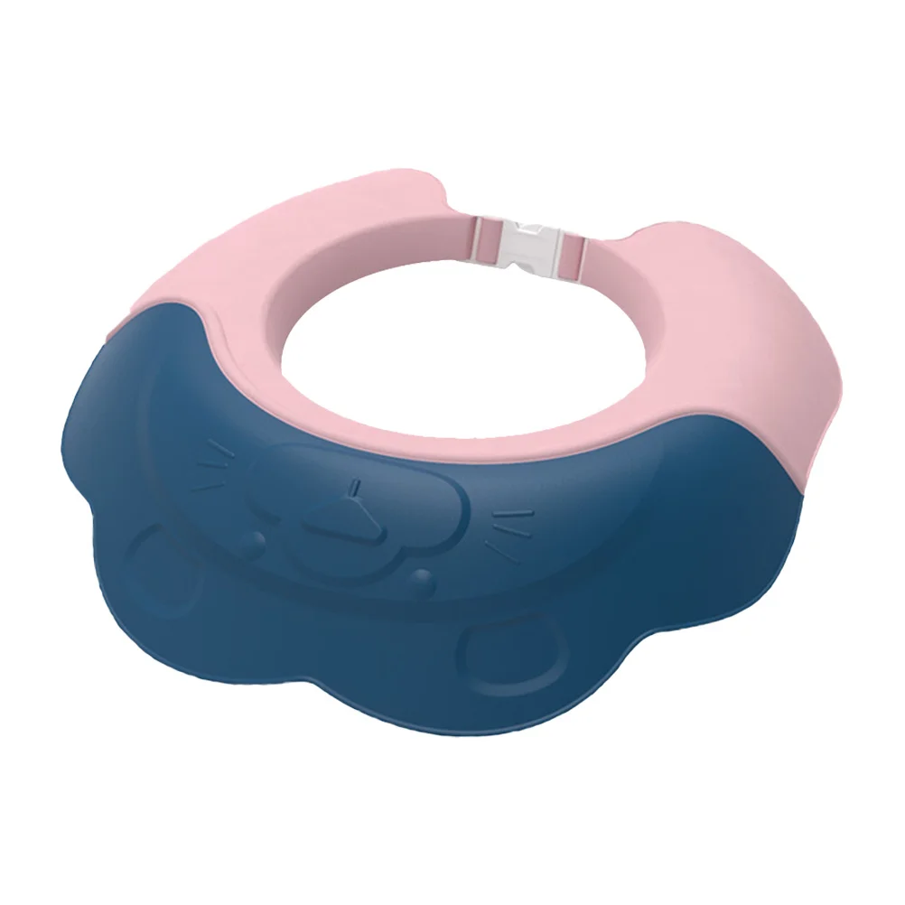 Infant Bathing Hat Baby Shower Cap Water Retention Anti Backflow Design Non Slip Comfortable Durable Easy Wash - imagen 4