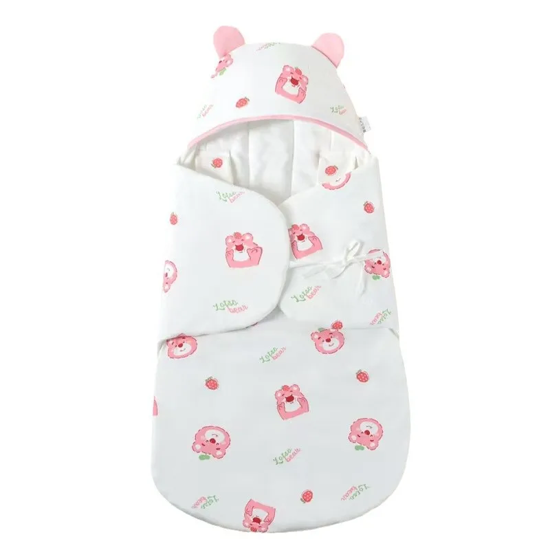 Manta de algodón para recién nacido – Estampado primavera - imagen 5