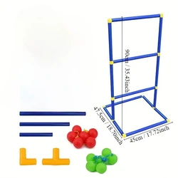 Juego de lanzamiento de bolas en escalera para niños – Ideal para jardín y terraza