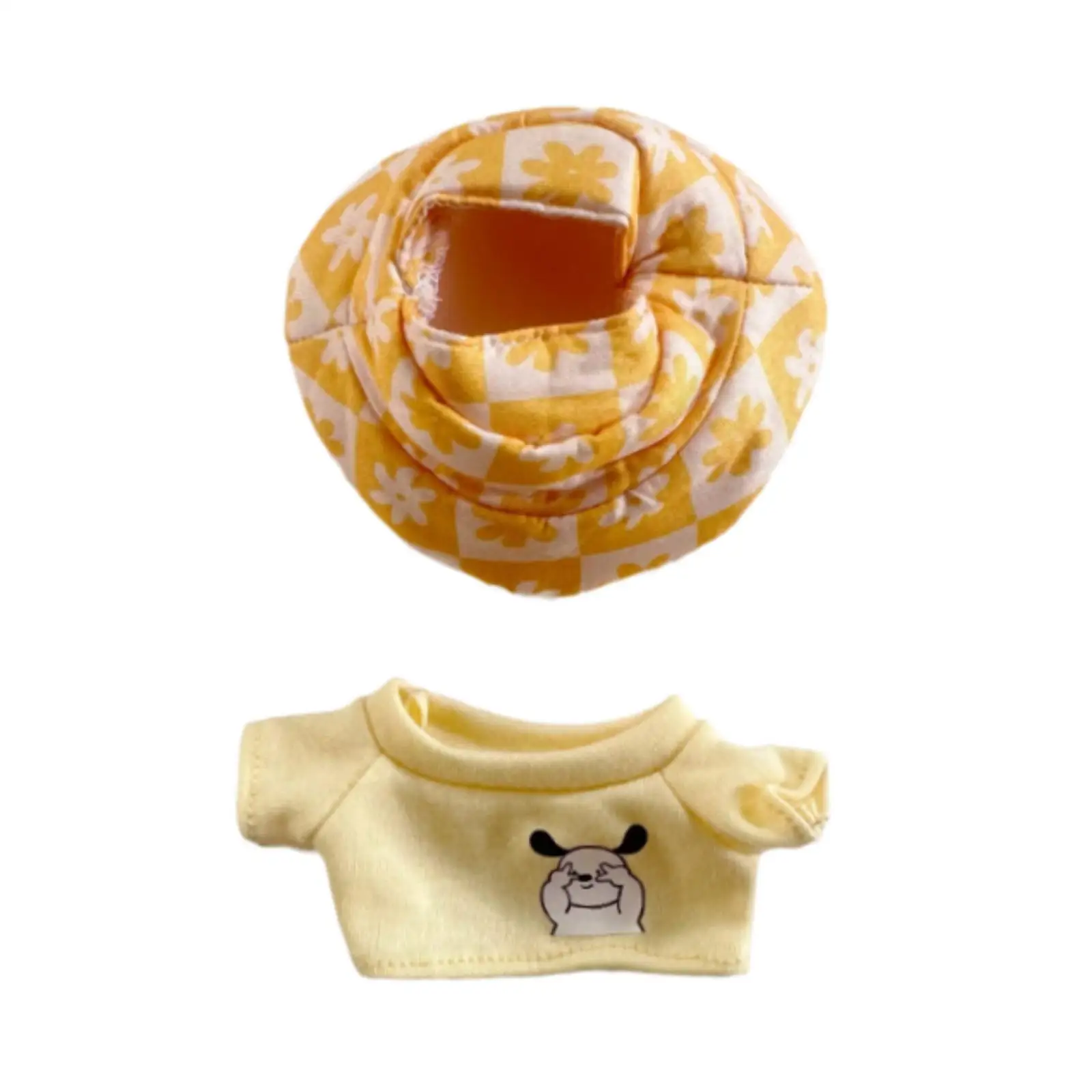 Ropa para muñecas, disfraces con sombrero, accesorios suaves para fotos, ropa bonita para muñecas DIY para muñecas de 15cm/17cm