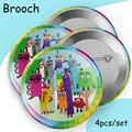 Brooch 4Pcs 2