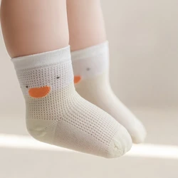 Calcetines bebé con orejas de conejo y ratón, suaves, elásticos