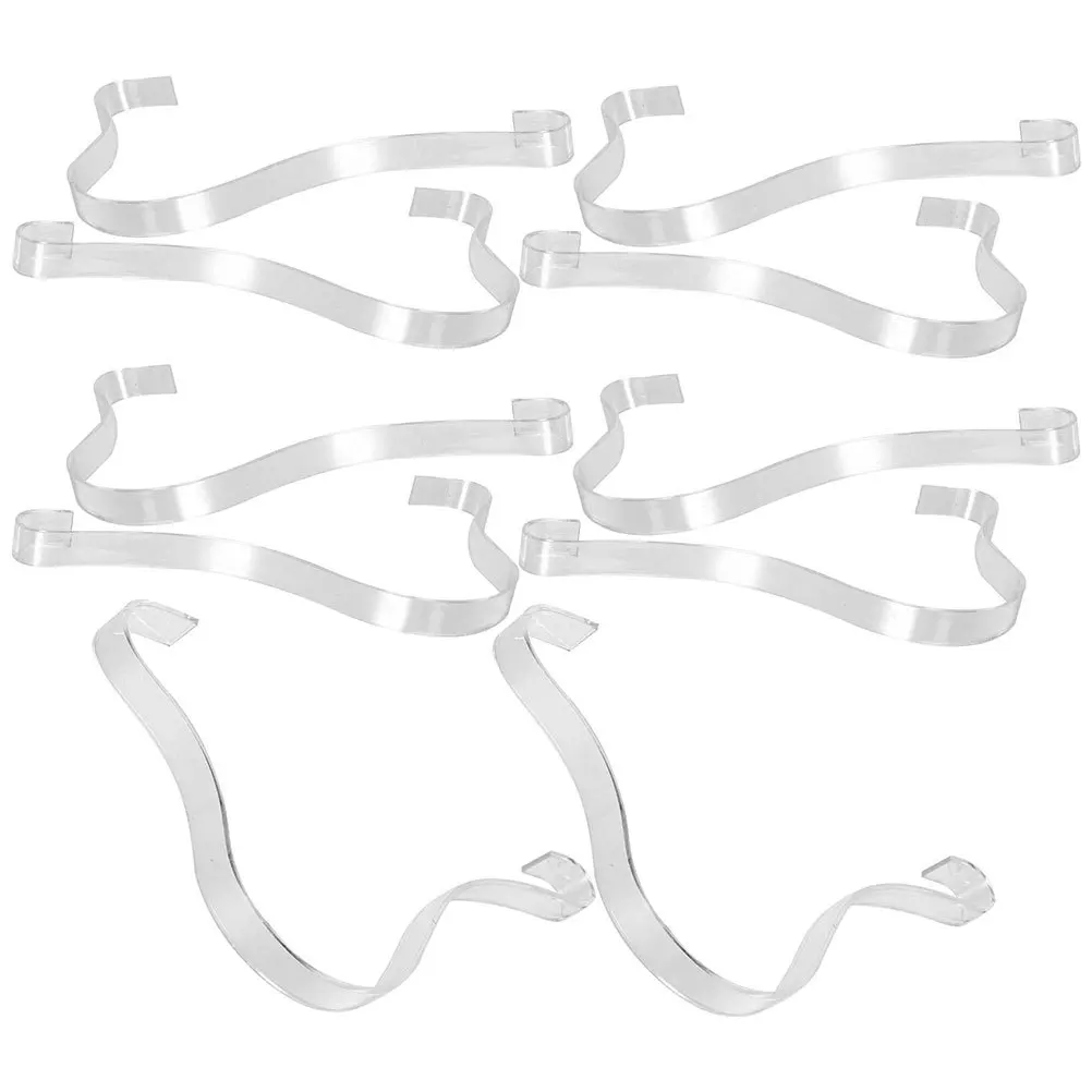 Soporte interior de zapatos, sandalias acrílicas, inserciones de exhibición, soporte transparente con forma de zapato para almacenamiento y exhibición estables, 15 Uds.