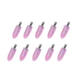 10pcs Purple glitter