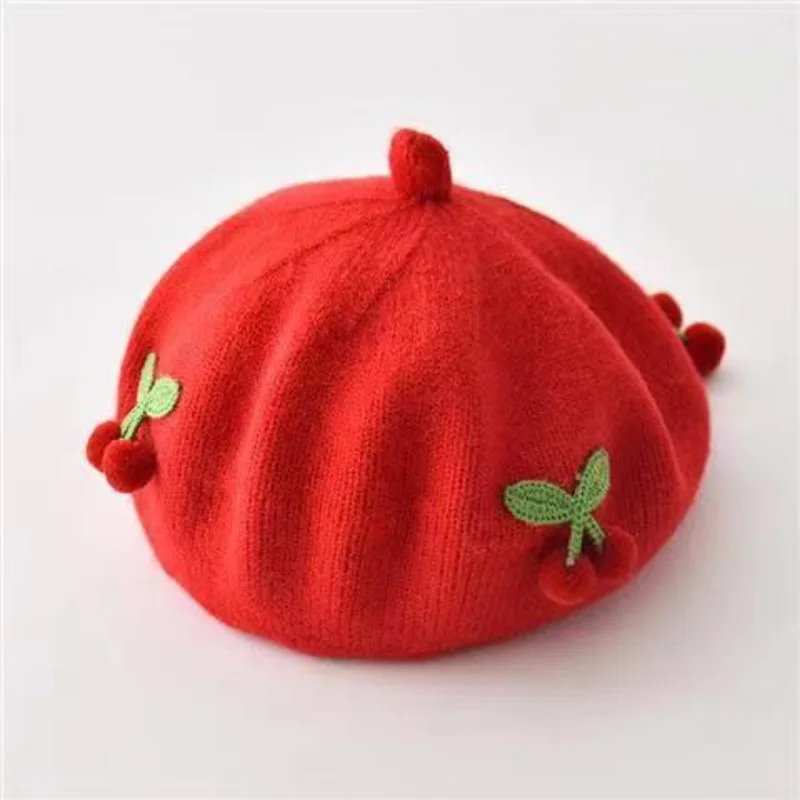 Gorro de punto con bloques de color de estilo coreano moderno: calabaza y boina para bebés, niños y niñas pequeños: otoño/invierno, para uso diario. - imagen 5