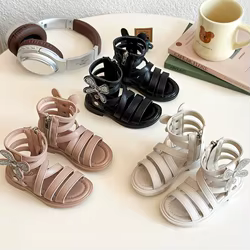 Sandalias de Verano para Niños 2026, Nuevas Sandalias Sencillas para Niños con Suela Suave, Zapatos de Moda para Niñas, Antideslizantes, para Playa, Estudiantes y Campus