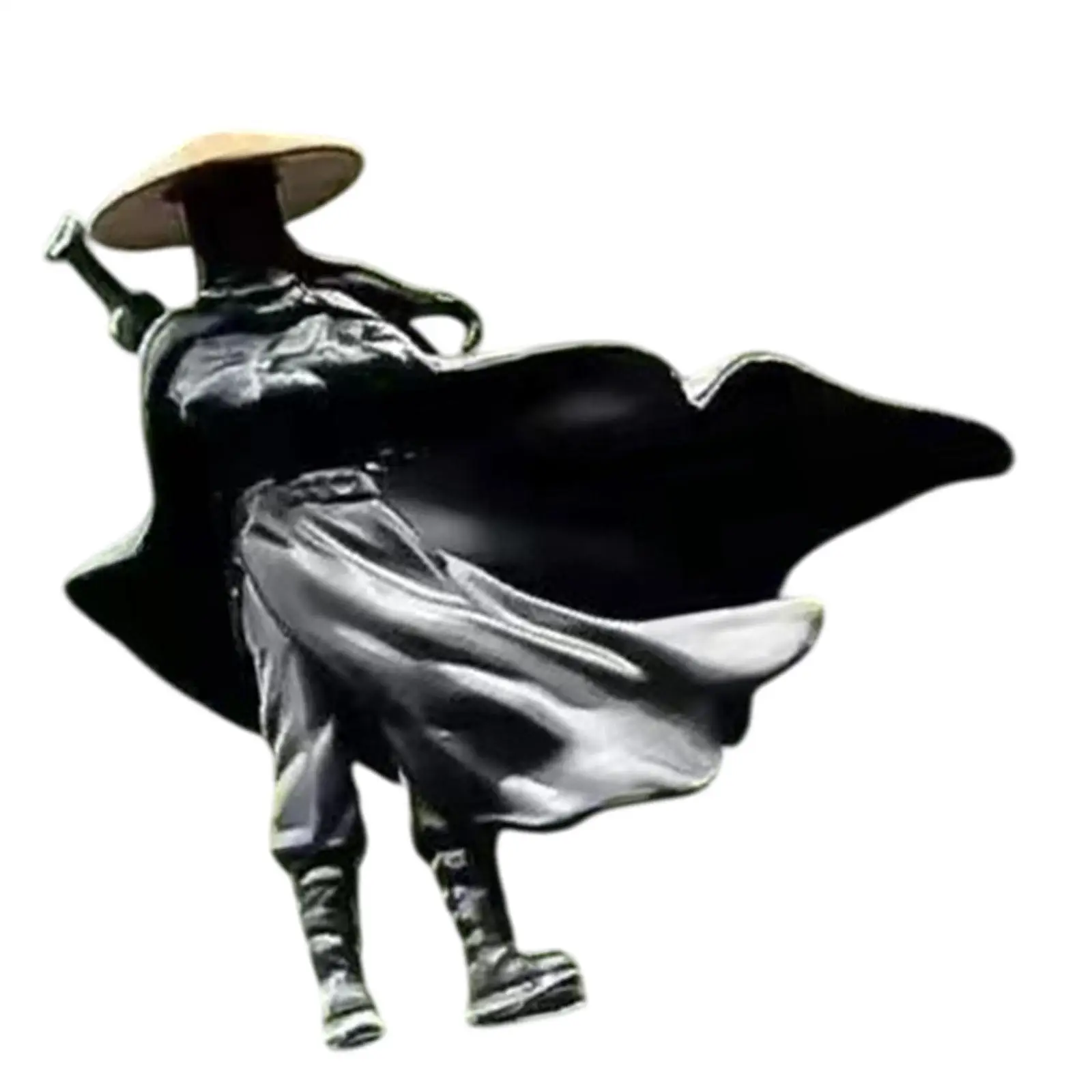 Figure Model Figure Desk Ornament DIY Projects Chinese Swordsman Figurine