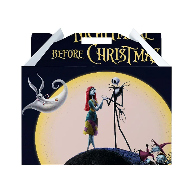 Caja de dulces de pesadilla antes de Navidad, caja de regalo de recuerdo de Chocolate de papel, bolsa de embalaje, decoración de fiesta de cumpleaños para niños y bodas