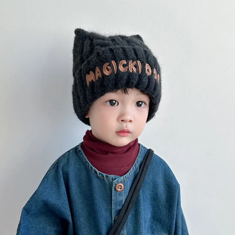 Gorro térmico con orejeras para niños de escuela