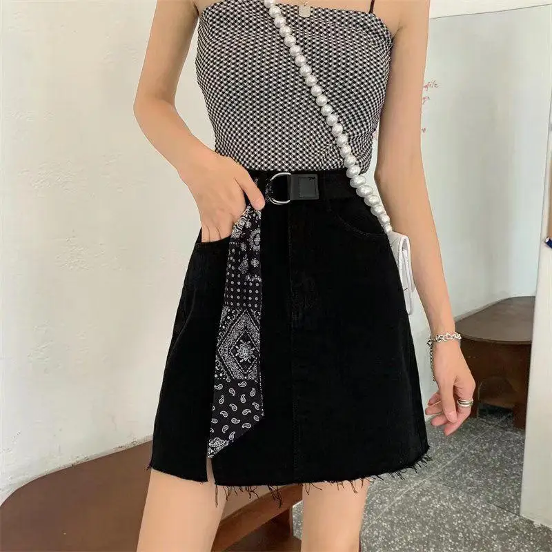 Bufanda de retales de lona, cinturón de cintura con hebilla de doble bucle, cinturón personalizado para mujer, cinturón decorativo para pantalones a la moda y versátil - imagen 2