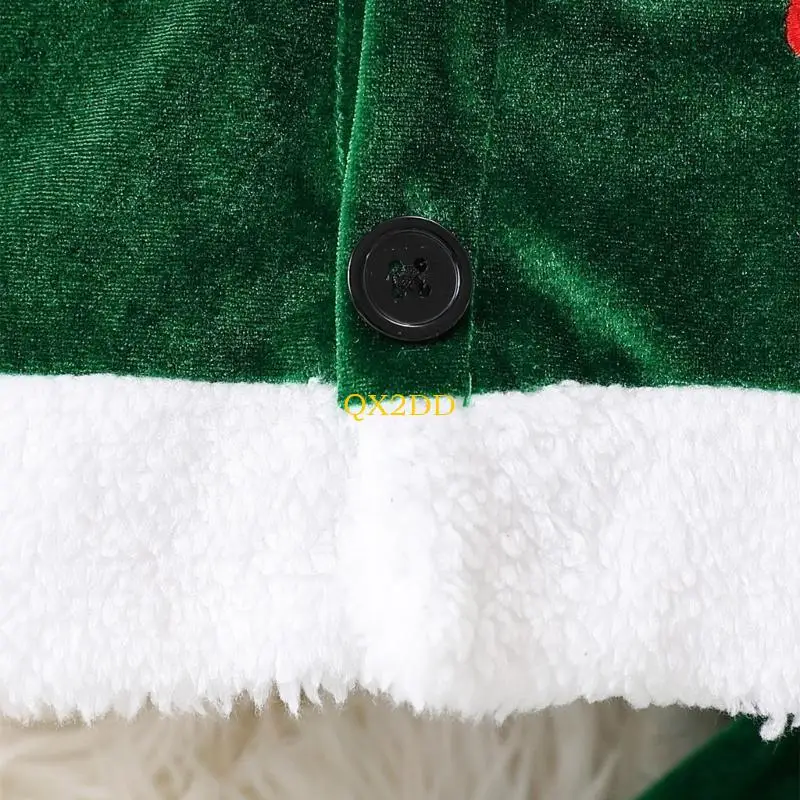 Disfraz Papá Noel para bebé suave y grueso con abrigo navideño - imagen 2
