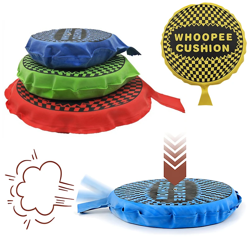 Divertida broma pedo cojín ruidoso whoopee cojín regalo de broma para adultos accesorios de truco fiesta de oficina en casa regalo novedoso amigos familia ZYF