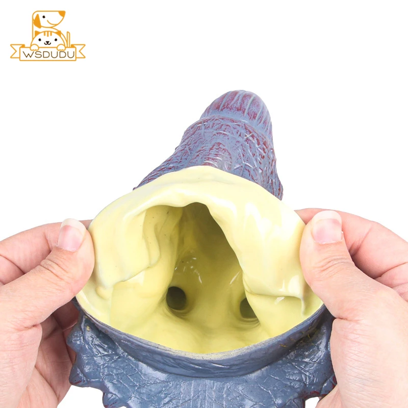 Marioneta de mano de elefante realista, cabeza grande, Animal, guante suave, juguete, juego de rol, interactivo, educativo, divertido, broma, regalo para niños y adultos - imagen 3