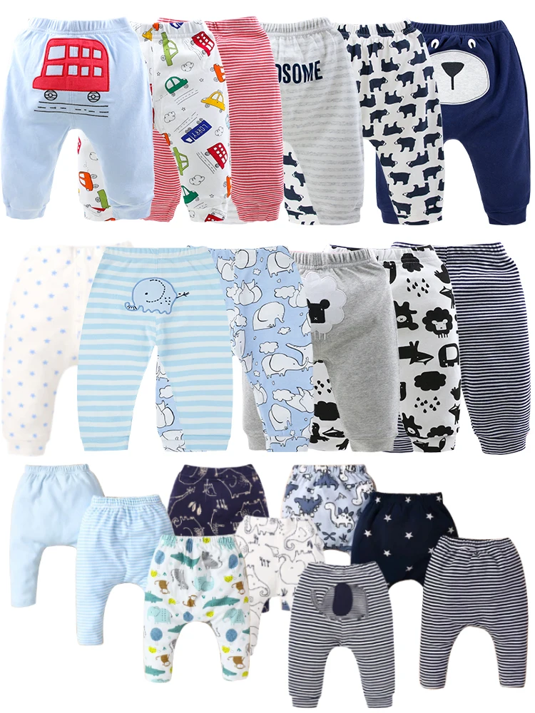 Pantalones de algodón para bebé y niña suaves - Primavera, otoño