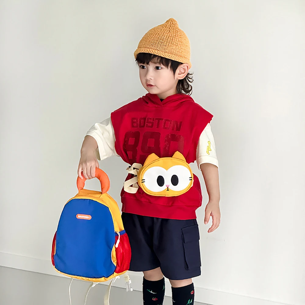 Mochila infantil de peluche 3D – Diseño dibujos animados para preescolar - imagen 2