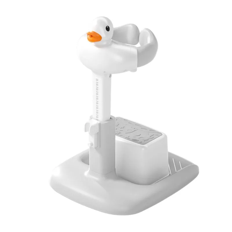 Estante de ducha para bebés y niños pequeños APS TPE, artefacto de ducha de pie para bebés, soporte de ducha para bañera, artefacto plegable para lavar el cabello y glúteos - imagen 5