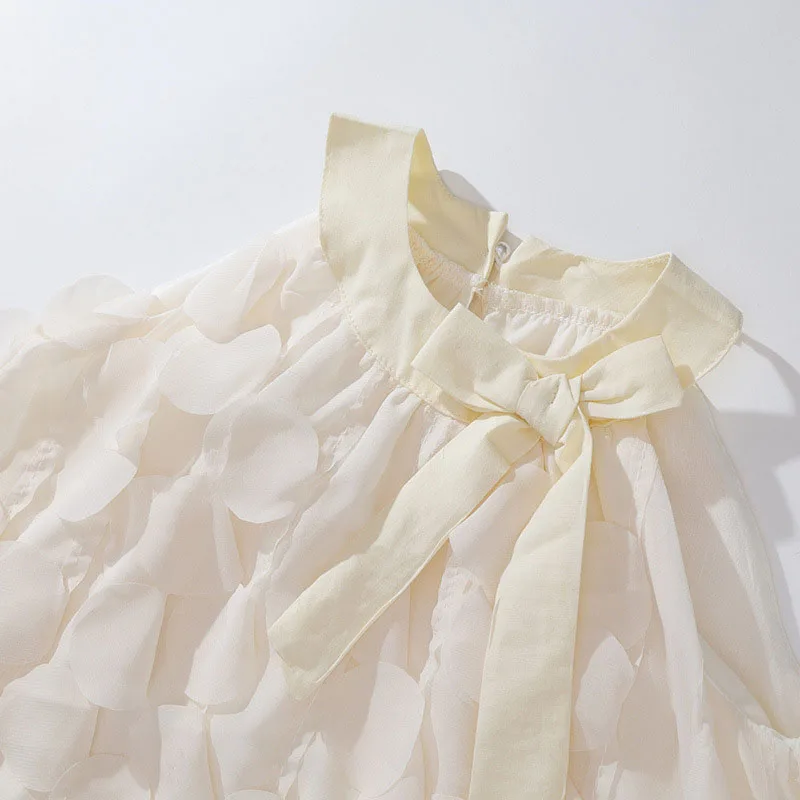 MILANCEL Ropa para niños Vestidos para niñas Vestidos sin mangas para niñas Vestido de flores - imagen 4