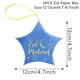 6pcs blue