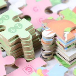 Puzzle de madera con animales para niños – Educativo