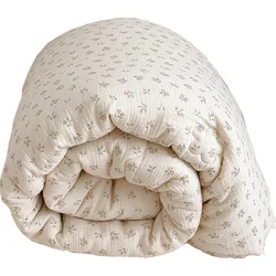 Manta de muselina floral para bebé – Ideal para verano
