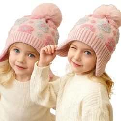 Gorro de invierno con orejeras para niños – Punto suave y cálido