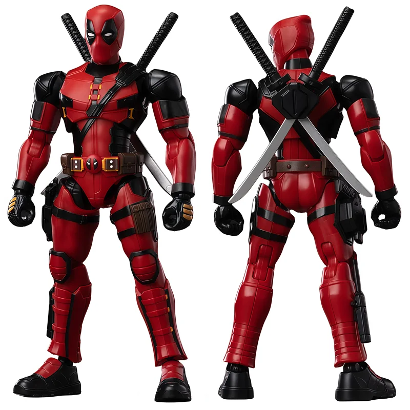Nueva figura de acción BLOKEES Deadpool & Wolverine, juguetes de ensamblaje de modelos coleccionables móviles, adornos de escritorio, regalos festivos - imagen 5