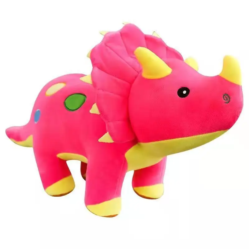 40cm creativo grande peluche suave Triceratops Stegosaurus peluche dinosaurio muñeca juguete de peluche niños dinosaurios juguete regalos de cumpleaños - imagen 5