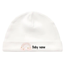 Gorro personalizado con nombre para bebé – Regalo nacimiento
