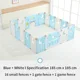 Blue white 18pcs