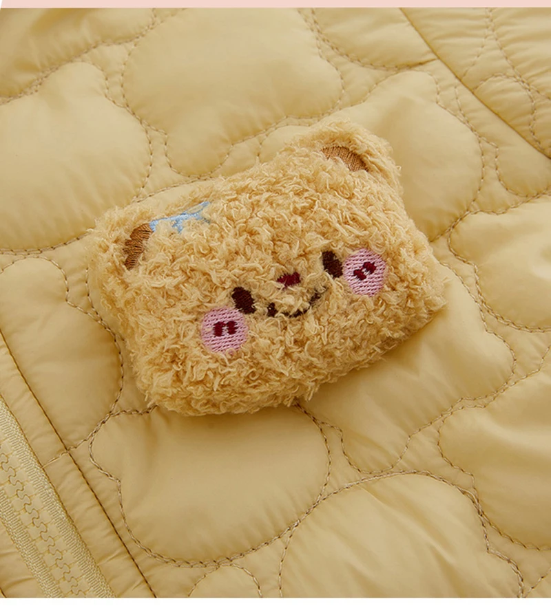 Milangel-mono grueso para bebé, ropa para recién nacido de 0 a 2 años, Pelele con forro de piel, prendas de vestir con capucha de oso de dibujos animados - imagen 4