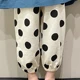 beige dots pant
