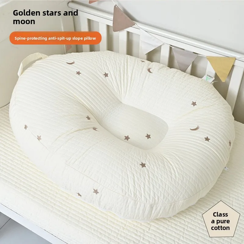 Almohada de lactancia dos en uno – Algodón con soporte ergonómico - imagen 4
