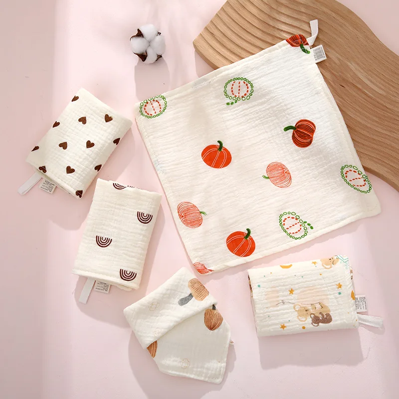 Baberos para recién nacidos, toalla de Saliva de algodón para alimentación, paño suave para eructar, accesorios para bebés, niños y niñas, babero reutilizable de tamaño 25*25CM