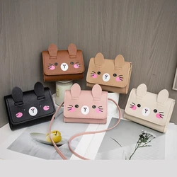 Bolso bandolera mini de PU infantil para niñas, estilo princesa