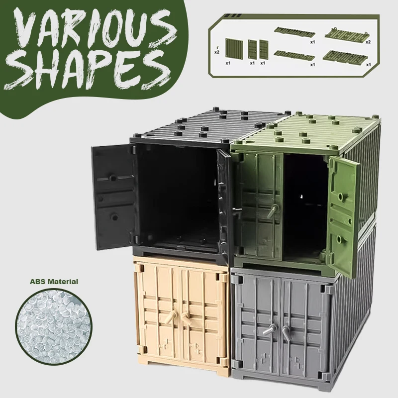 Juego de construcción militar con soldados de juguete - imagen 2