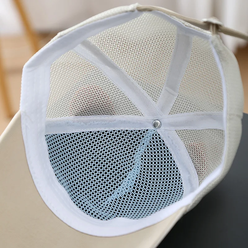 Bonita gorra de béisbol de malla para bebé, sombrero para el sol con letras de dibujos animados de verano, gorras Snapback de algodón para niños y niñas, sombrero de pesca de Hip Hop para chico de 2 a 6 años - imagen 5