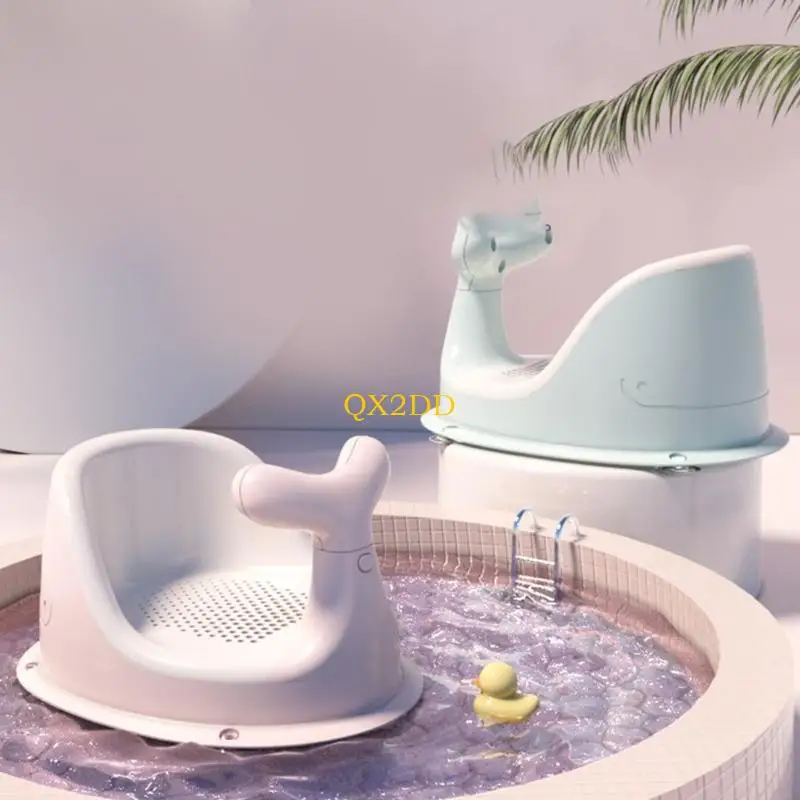 QX2D Asiento bañera Silla bañera seguridad Asiento ducha con ventosas - imagen 5
