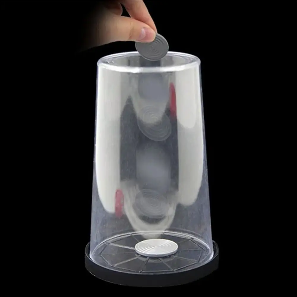 Posavasos de monedas para trucos de magia, accesorios mágicos de primer plano, diversión en el escenario - imagen 3