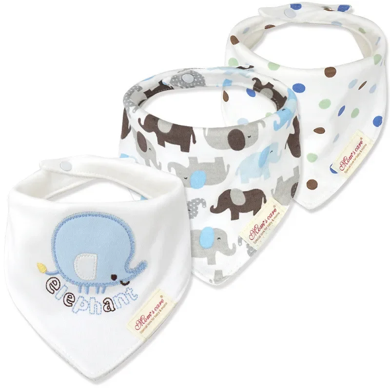 Babero bandana antisaliva de algodón para bebé - imagen 4