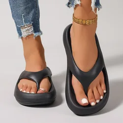 Chanclas mujer plataforma EVA suave - Sandalias verano sin cordones