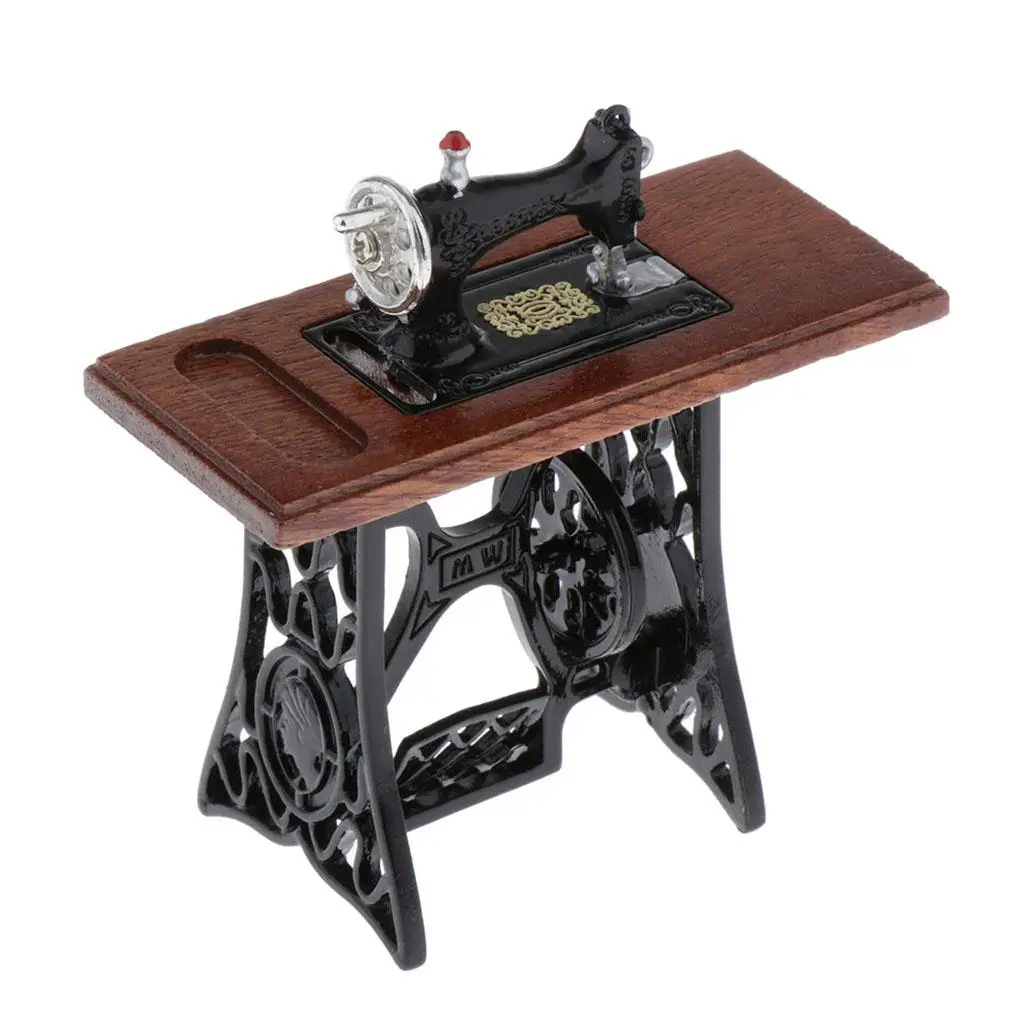 Máquina de coser para casa de muñecas con taller de costura - imagen 4