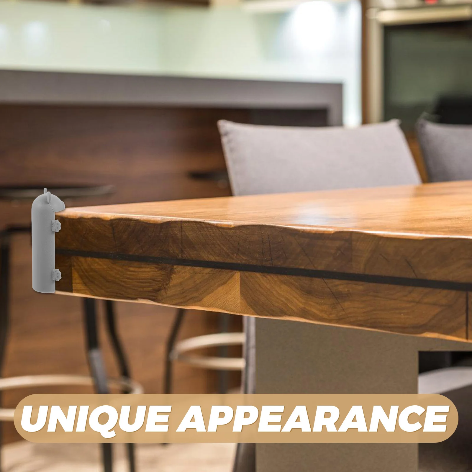 Protectores de esquina de silicona para bebés, protectores de bordes suaves para muebles, mesa, protección de seguridad para niños, 4 Uds. - imagen 3